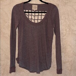 🆕 CHASER Windowpane Back Top(Bust 36” flat to 42”Length 26”(front) 22”(back)